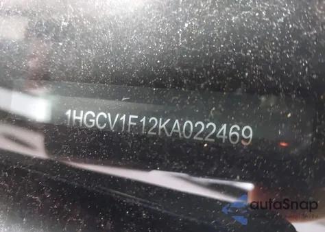 2019 Honda Accord Lx из США, поврежденный, VIN 1HGCV1F12KA022469